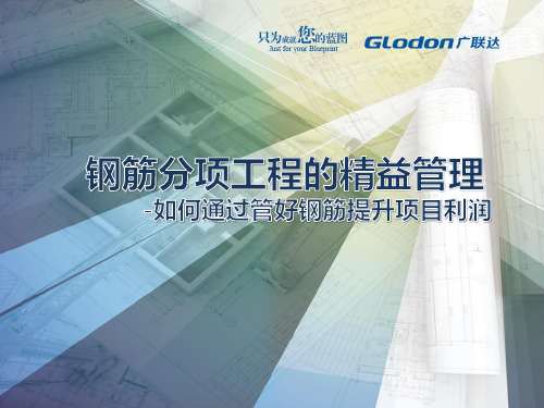 钢筋分项工程精细化管理