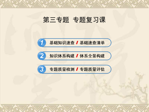 高三新人教版政治一轮复习课件 专题3 西方国家现代市场经济的兴起与主要模式(选修2)