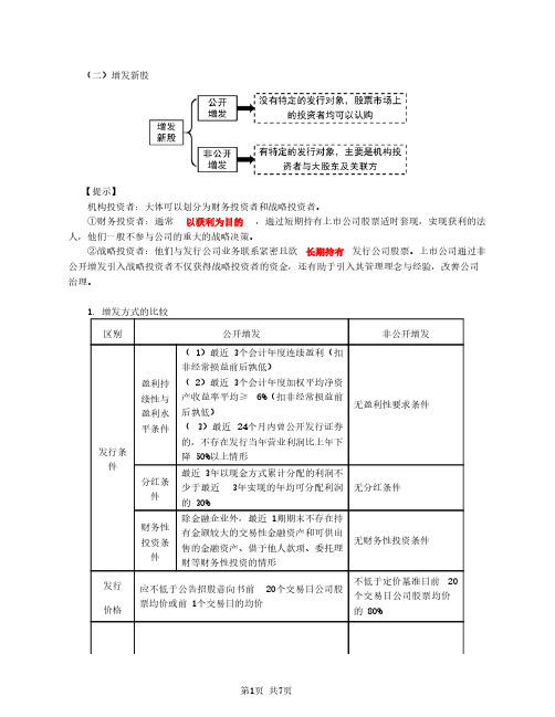 2020注会(CPA) 财管 第73讲_普通股筹资(2)