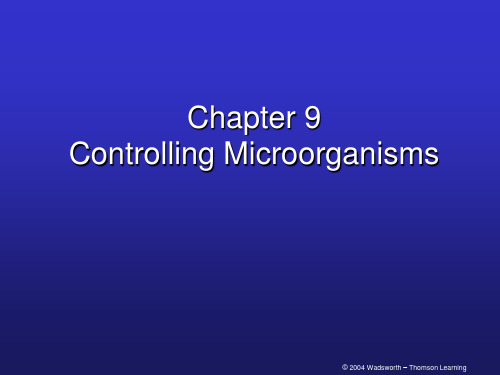 微生物学英文-ControllingMicrobes