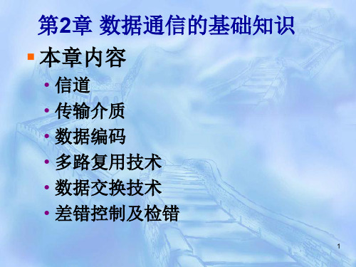 第2章数据通信的基础知识