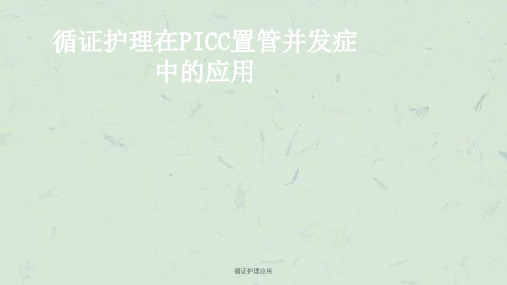 循证护理应用课件