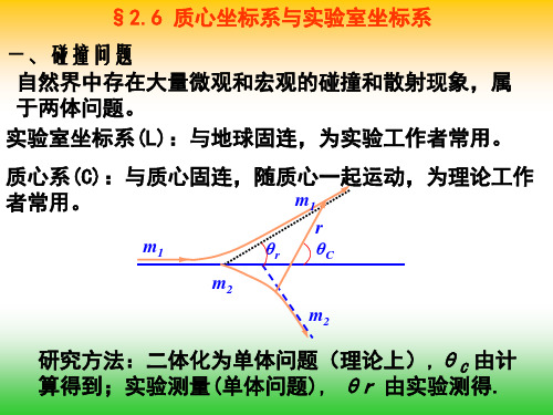 §2.6 质心坐标系与实验室坐标系
