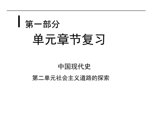 (中考)历史中国现代史总复习课件