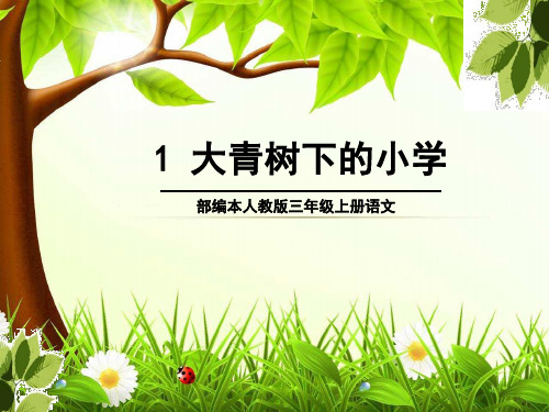 小学三年级上册语文《大青树下的小学》47页