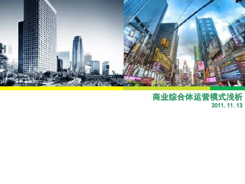 商业综合体运营模式课件