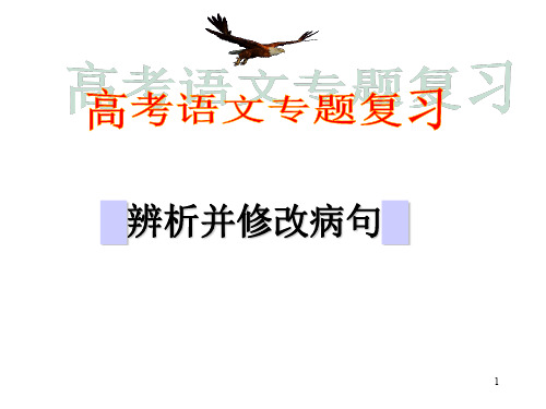 病句修改完整版ppt课件