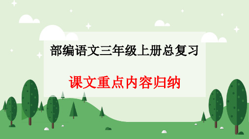 课文内容梳理