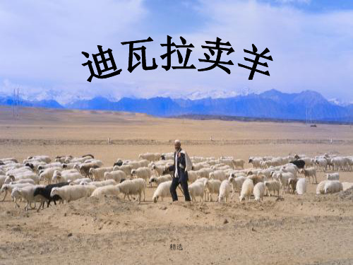 教科版三上    迪瓦拉卖羊演示课件.ppt