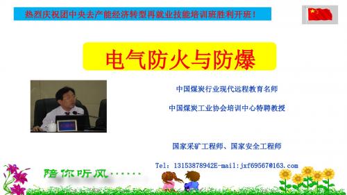 电气防火与防爆培训讲座(ppt 75页)
