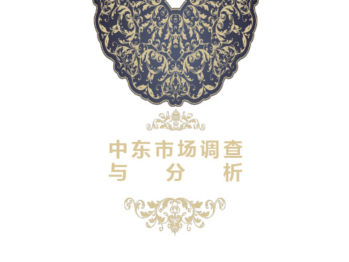 国际贸易之中东市场调查PPT课件