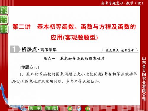《优化探究》2015年高三数学(理科)二轮复习课件 专题二 函数与导数1-2-2
