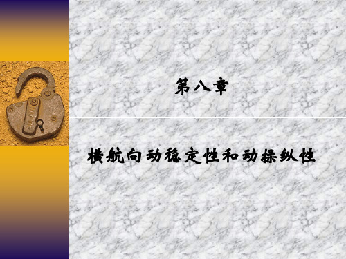 14、飞行力学第八章
