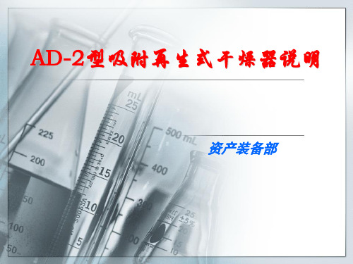 AD-2吸附再生式干燥器