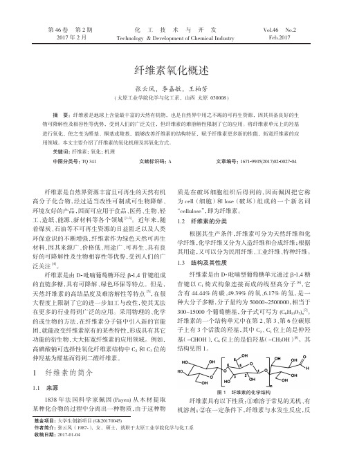 纤维素氧化概述