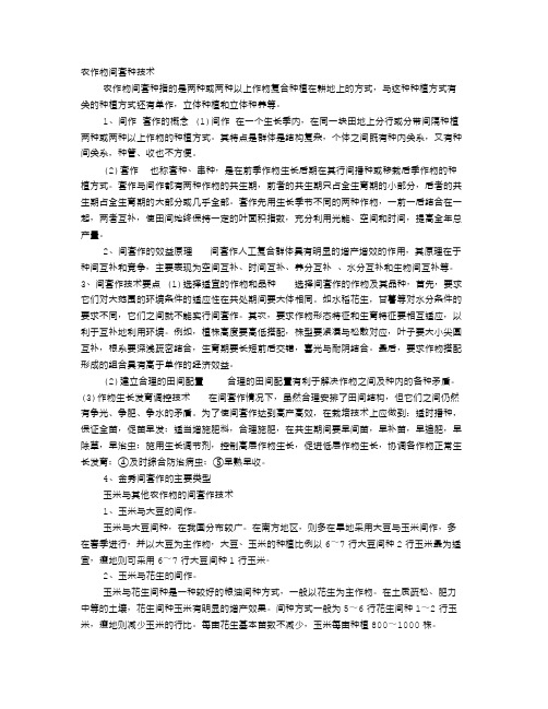 果园间套种建议书