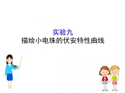 2019版高考物理金榜一轮课件：实验九