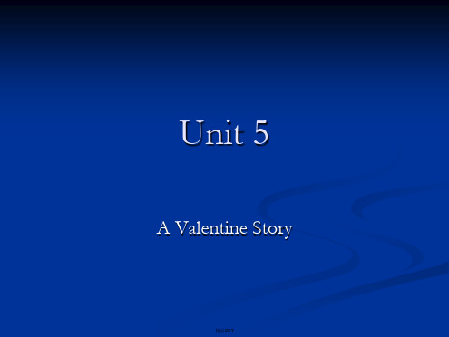 大学英语综合教程第一册unit 5 text A A Valentine story词汇
