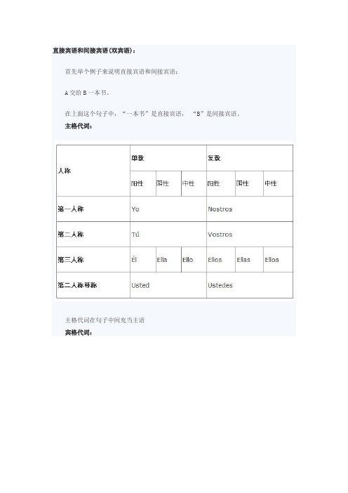 直接宾语与间接宾语的区别