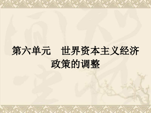 历史必修Ⅱ人教新课标第17课空前严重的资本主义世界经济危机课件(共29张)
