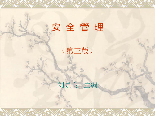 安全管理第二章