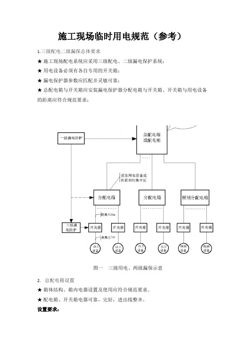 施工现场临时用电规范