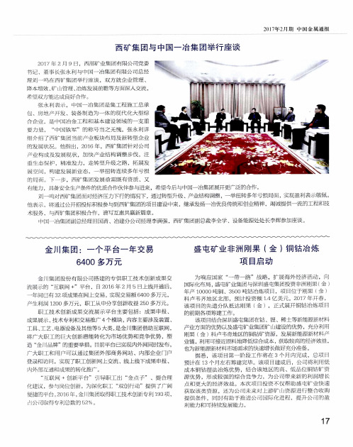 盛屯矿业非洲刚果(金)铜钴冶炼项目启动