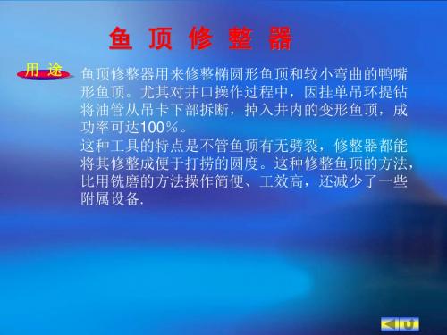 井下作业工工具教学幻灯(2-10)