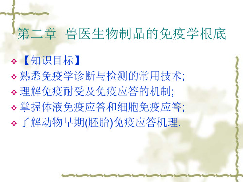 兽医生物制品的免疫学基础ppt课件