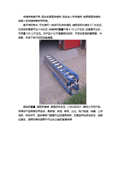伸缩梯的种类及特点