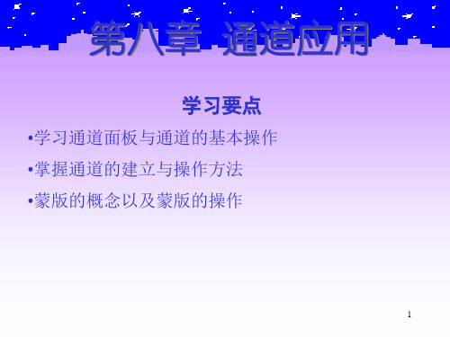 Photoshop CS3图像处理案例教程第8章PPT课件