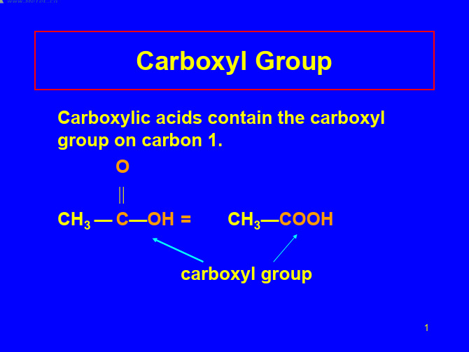 Carboxylic Acids and Esters