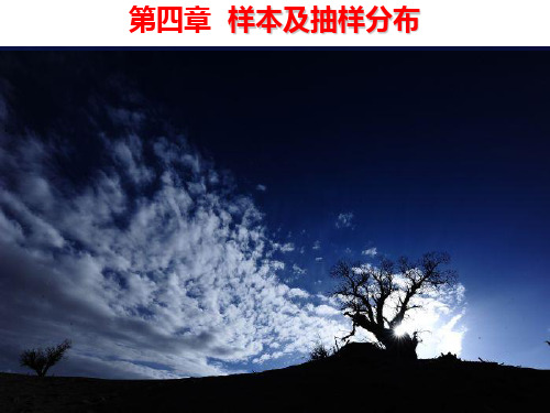 第4章样本及抽样分布2PPT课件