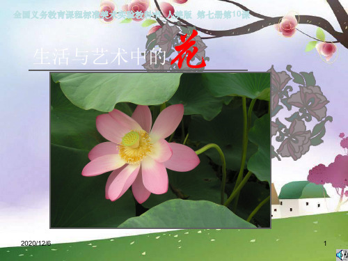 生活与艺术中的花-人美版美术四上精品PPT教学课件