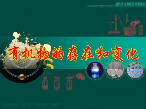 华师大九年级科学有机物的存在