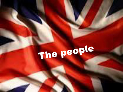 英语国家概况 unit2 the people
