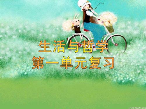 生活与哲学第一单元一轮复习课件