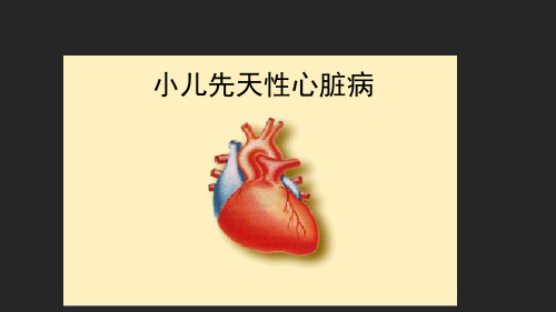 儿科学-小儿循环系统