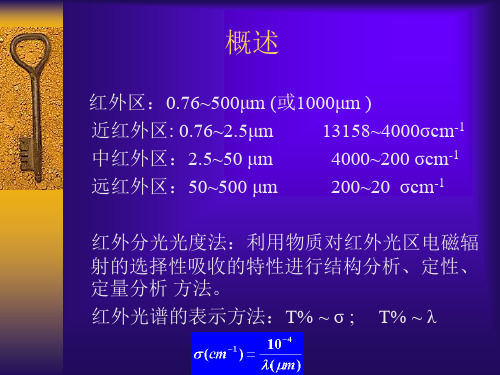 红外分光光度法培训共50页