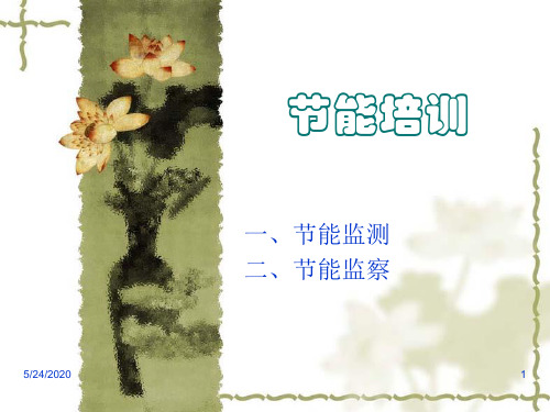 节能监测与节能监察