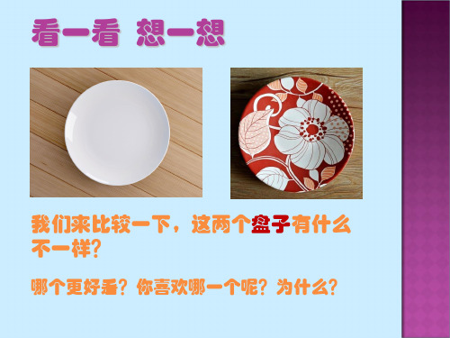 《美丽的盘子》课件