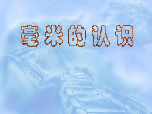 毫米的认识ppt