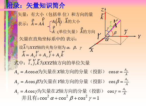 大学物理第一章-质点运动学和第二章-质点动力学基础