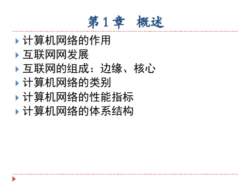 计算机网络(谢希仁)概述