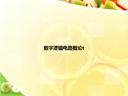 数字逻辑电路概论tppt文档