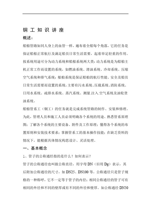 船舶管系知识讲座