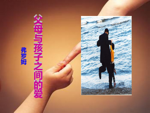 人教版高中语文必修4《父母与孩子之间的爱》同步课件