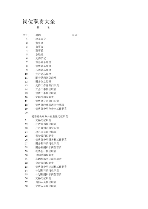 岗位职责大1