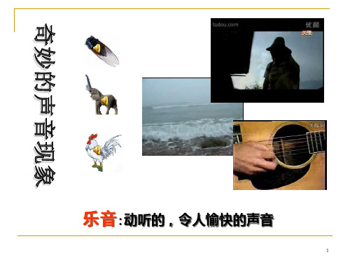 北师大版物理八年级上册4.2乐音课件