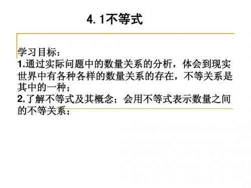 不等式1